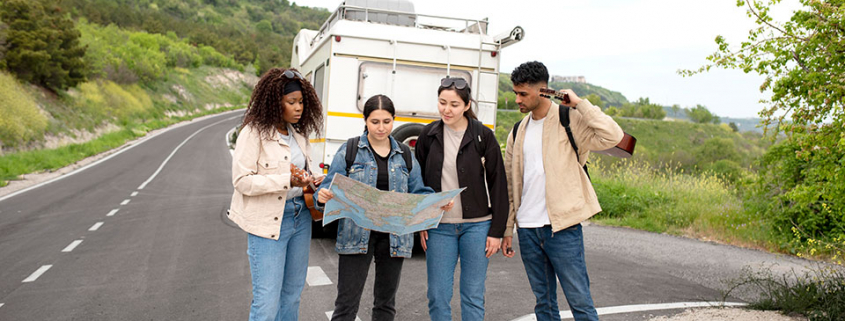 Tips para organizar un viaje en autocaravana con amigos
