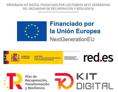 Web desarrollada a través del programa Kit Digital Financiado por los Fondos Next Generation del Mecanismo de Recuperación y Resiliencia